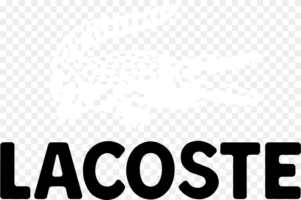 Lacoste Logo Black And White Lacoste, Animal, Crocodile, Reptile, Dinosaur Png