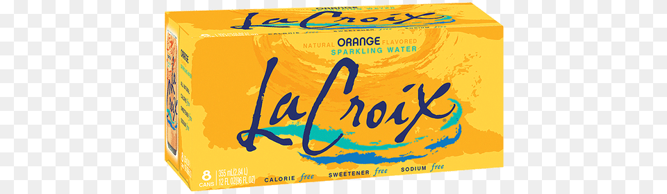 Lacroix Sparkling Orange La Croix Pure, Butter, Food Free Transparent Png