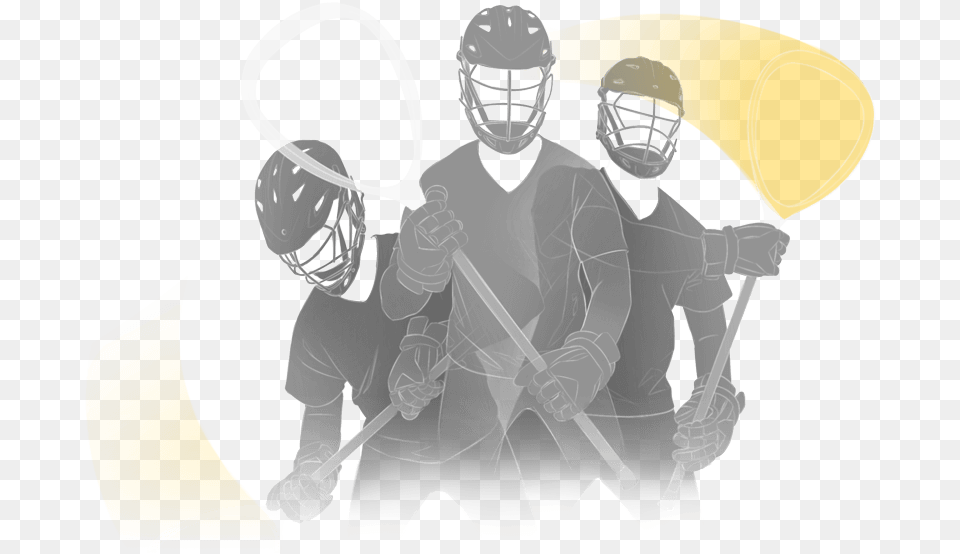 Lacrosse Players Silhouette College Ice Hockey, Helmet, People, Person, Adult Free Png