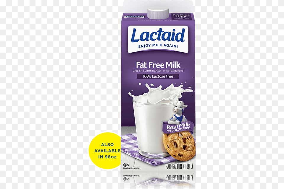 Lactaid Milk, Beverage, Dairy, Food, Sweets Png Image