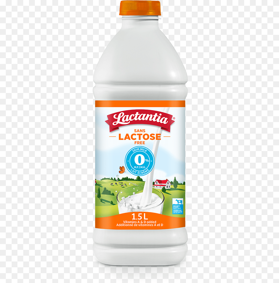 Lactantia Lactose Skim Milk Lactose Milk Canada, Beverage, Dairy, Food, Bottle Free Png Download