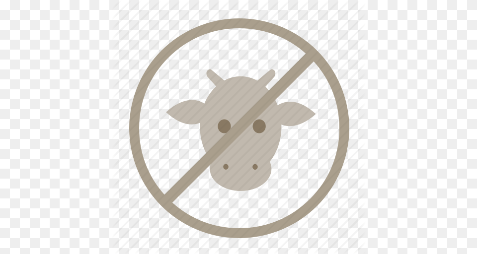 Lacto Ovo Meat No Cow No Meat Vegan Vegetarian Icon, Livestock, Animal, Mammal, Sheep Png