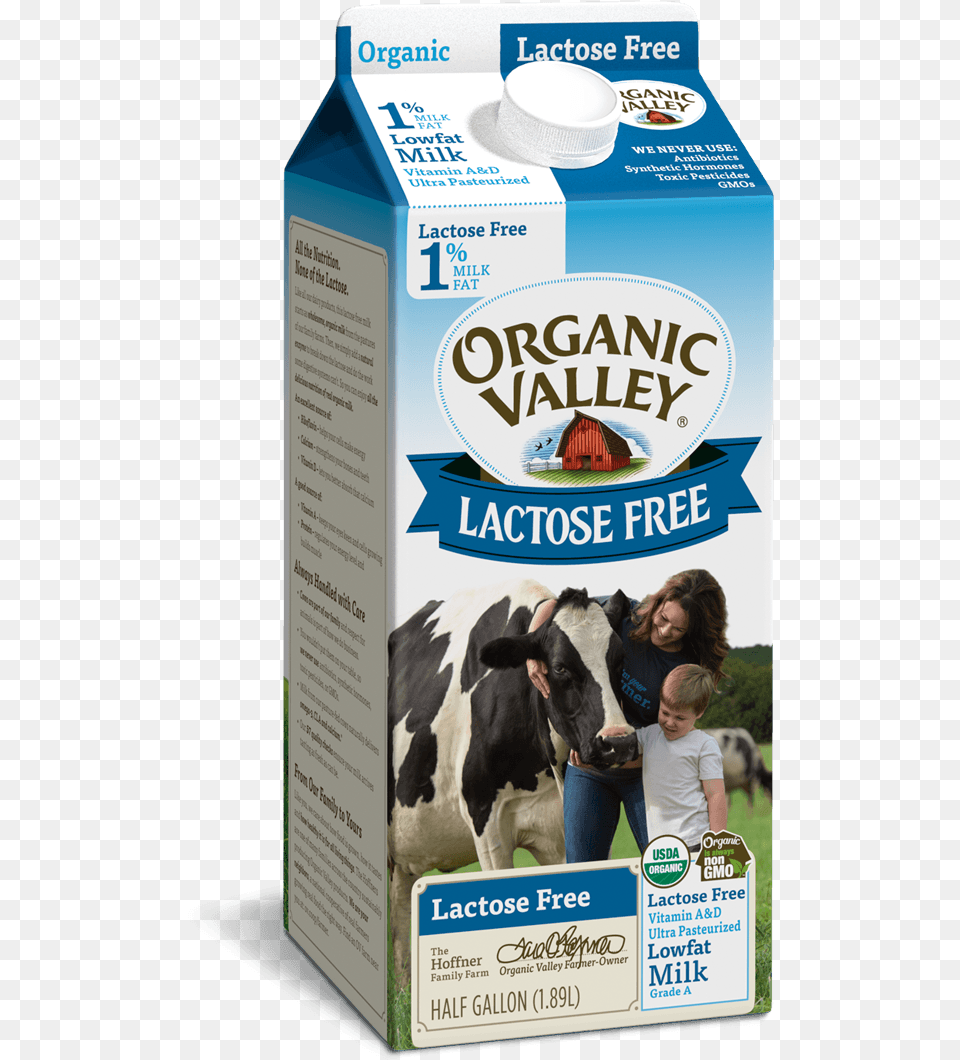 Lactose 1 Milk Ultra Pasteurized Half Gallon Skimmed Milk Lactose, Adult, Person, Female, Woman Png Image