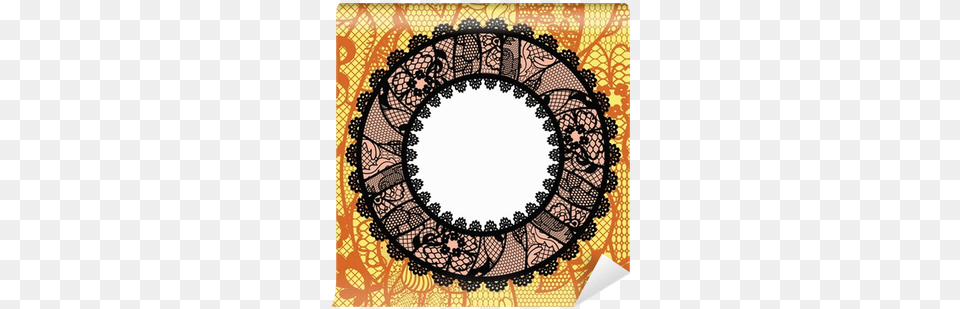 Lacy Round Frame Aquos Serie Mini Pc Au, Lace, Chandelier, Lamp Free Png