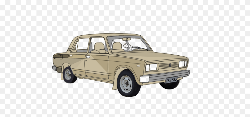 Lada, Car, Vehicle, Sedan, Transportation Png