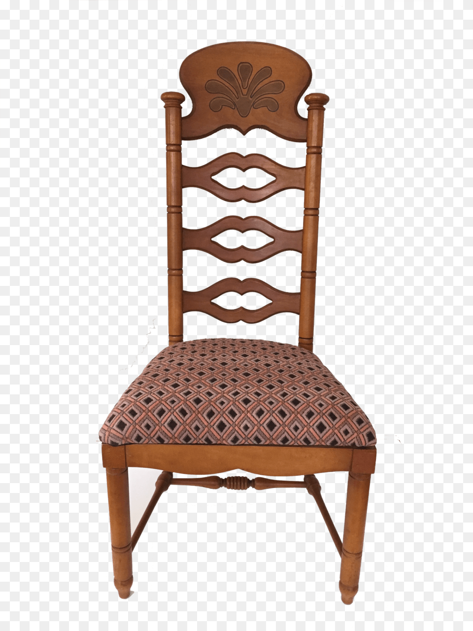 Ladder Back Chair Front View Chair, Furniture Free Transparent Png