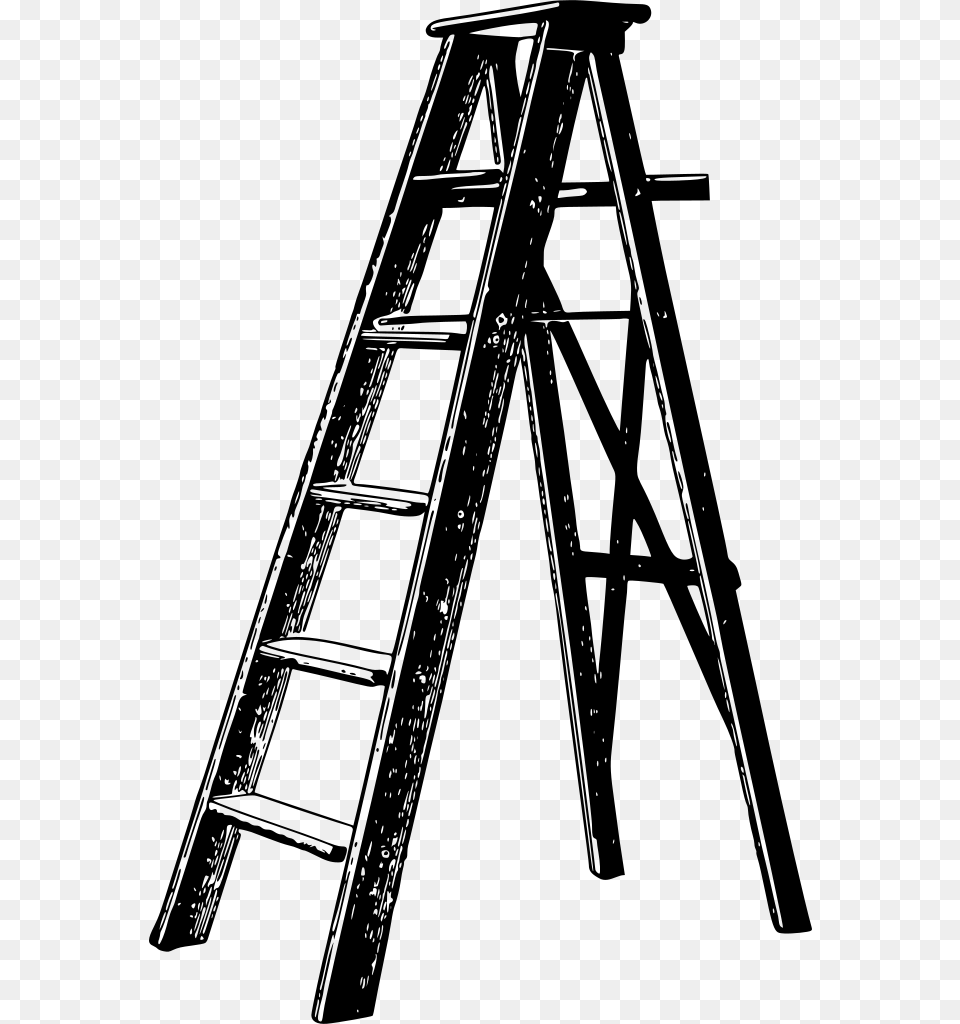 Ladder Clip Art, Gray Png Image