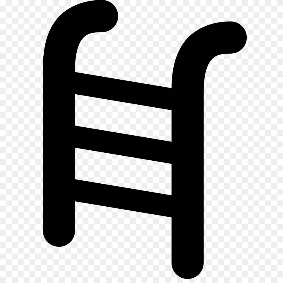 Ladder Icon, Gray Free Png