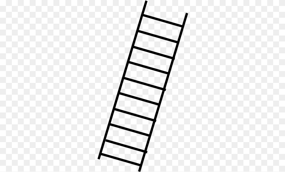 Ladder Staircases Keukentrap Drawing Wood Monkey Bar Rungs Uk, Gray Free Png