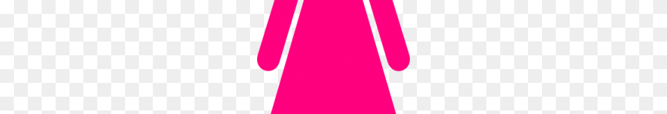 Ladies Bathroom Symbol Hot Pink Clip Art, Clothing, Coat, Long Sleeve, Sleeve Free Transparent Png