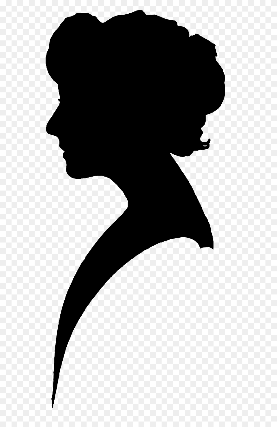 Ladies Clipart, Silhouette, People, Person, Text Free Png