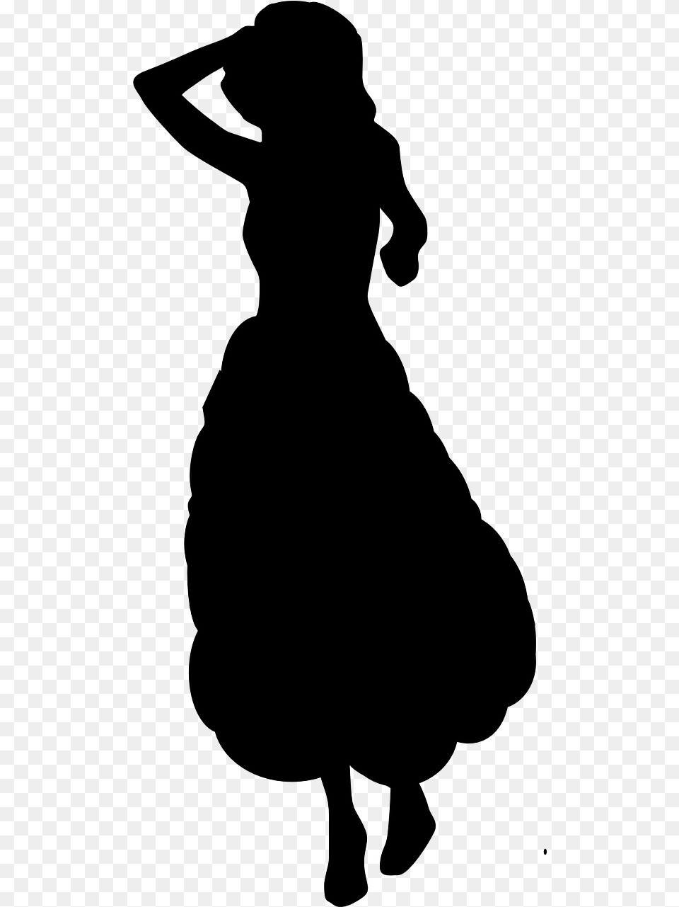 Ladies Clipart Black And White, Gray Png