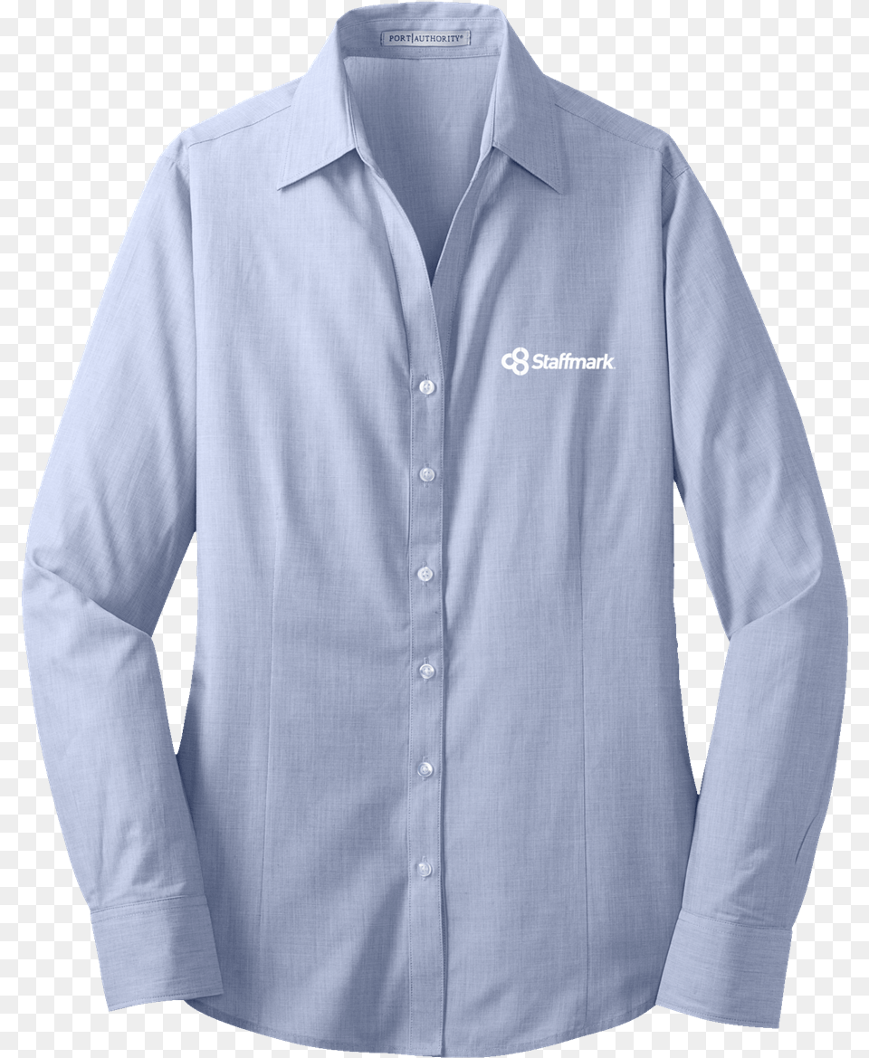 Ladies Crosshatch Easy Care Shirt Shirt, Clothing, Dress Shirt, Home Decor, Linen Png