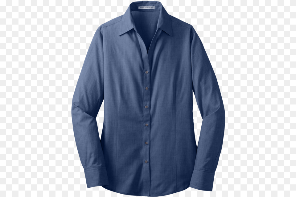 Ladies Crosshatch Easy Care Shirtdata Rimg Shirt, Clothing, Long Sleeve, Sleeve, Dress Shirt Png