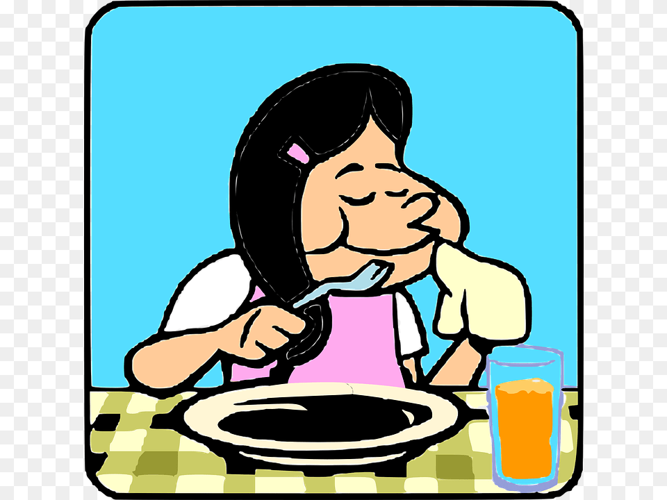 Ladies Eating Cliparts Download Clip Art, Cutlery, Baby, Person, Food Free Png