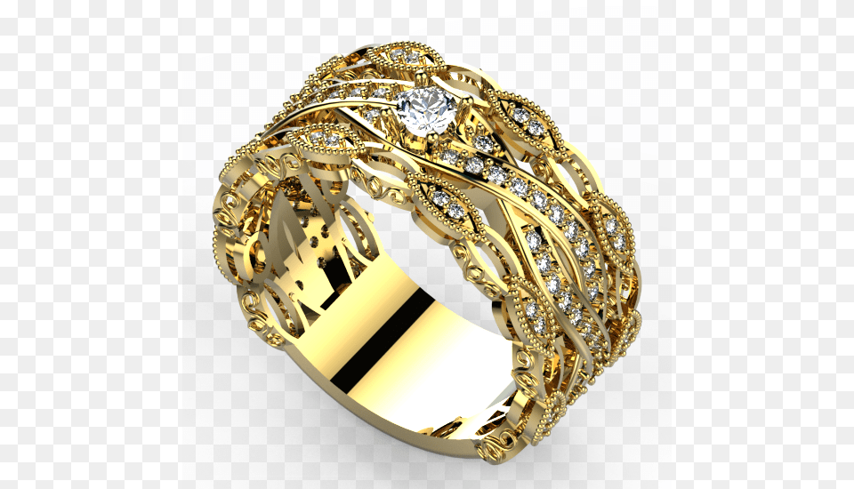 Ladies Fancy Ring Product, Accessories, Gold, Jewelry, Diamond Free Png Download