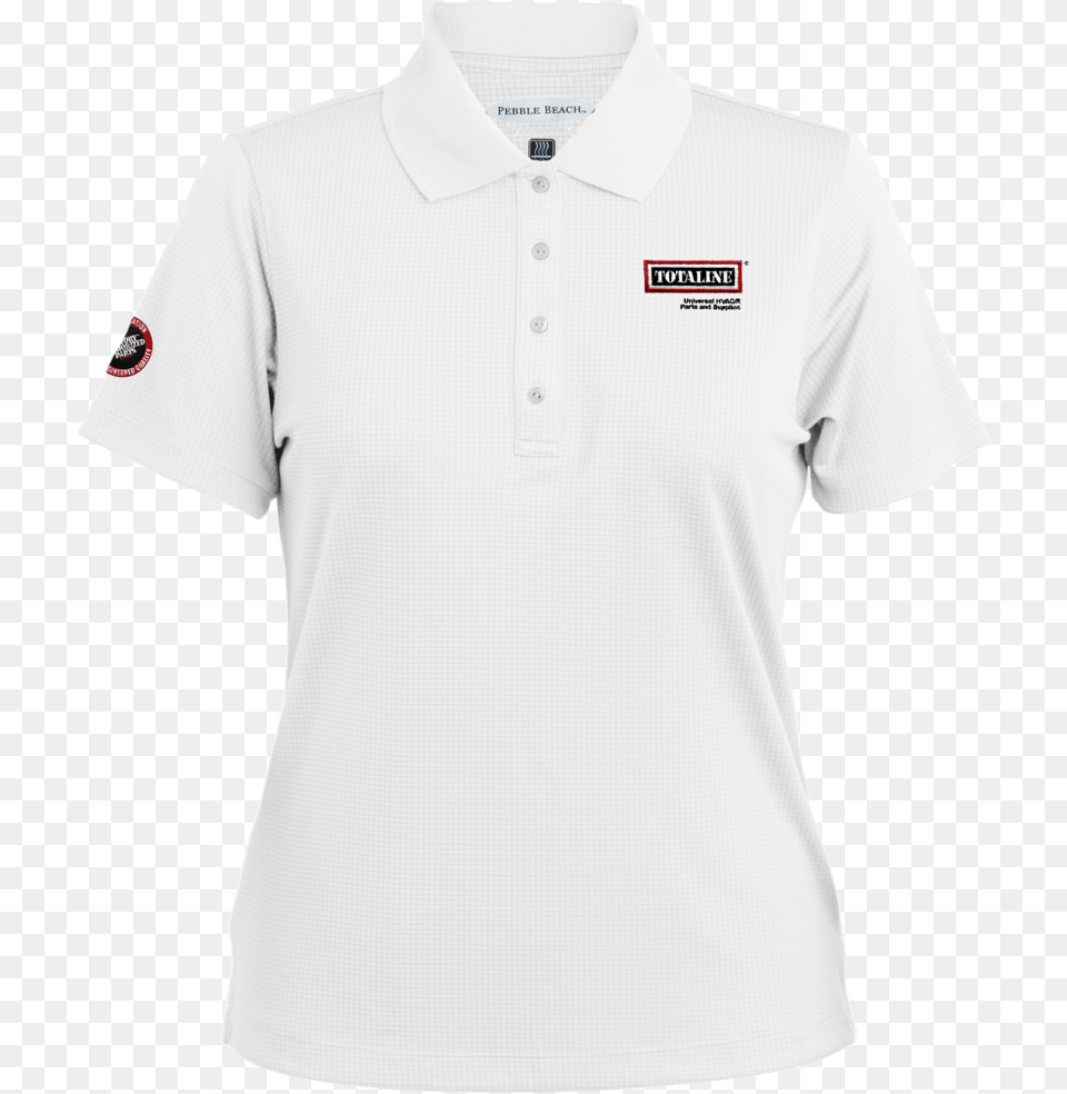 Ladies Grid Texture Polo Polo Shirt, Clothing, T-shirt, Sleeve Png Image