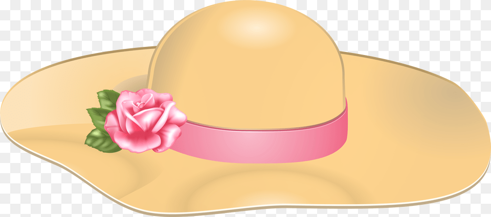 Ladies Hat With Ribbon Clipart Free Png