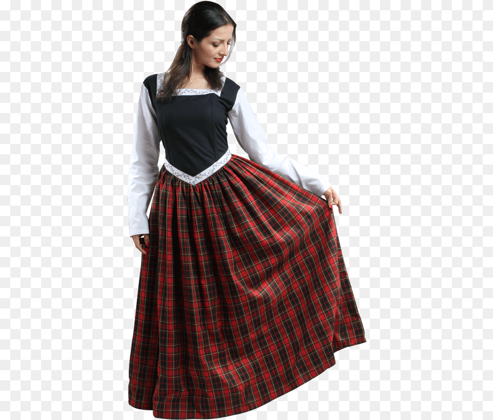 Ladies Highland Dress A Line, Clothing, Skirt, Adult, Female Png