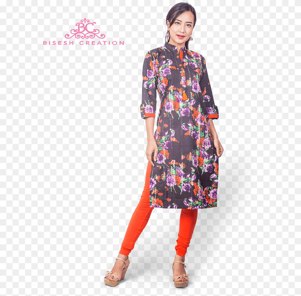 Ladies Kurti, Clothing, Dress, Adult, Person Png