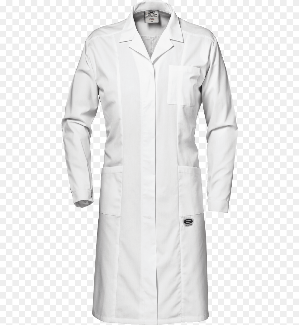 Ladies Lab Coat Trench Coat, Clothing, Lab Coat, Shirt Png Image