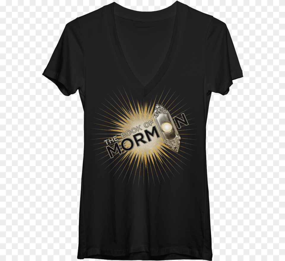 Ladies Logo V Neck T Shirt Book Of Mormon Musical, Clothing, T-shirt Free Png Download