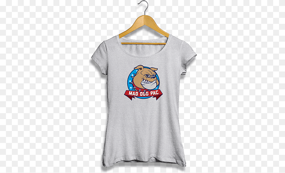Ladies Maddog Logo T Shirt Cartoon, Clothing, T-shirt Free Png