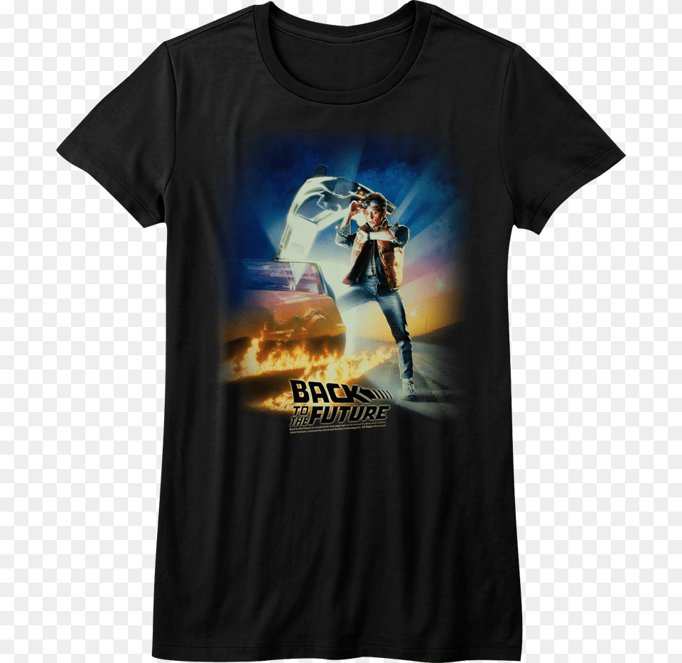 Ladies Michael J Fox Back To The Future Shirt Back To The Future 2019, Clothing, T-shirt, Adult, Male Png