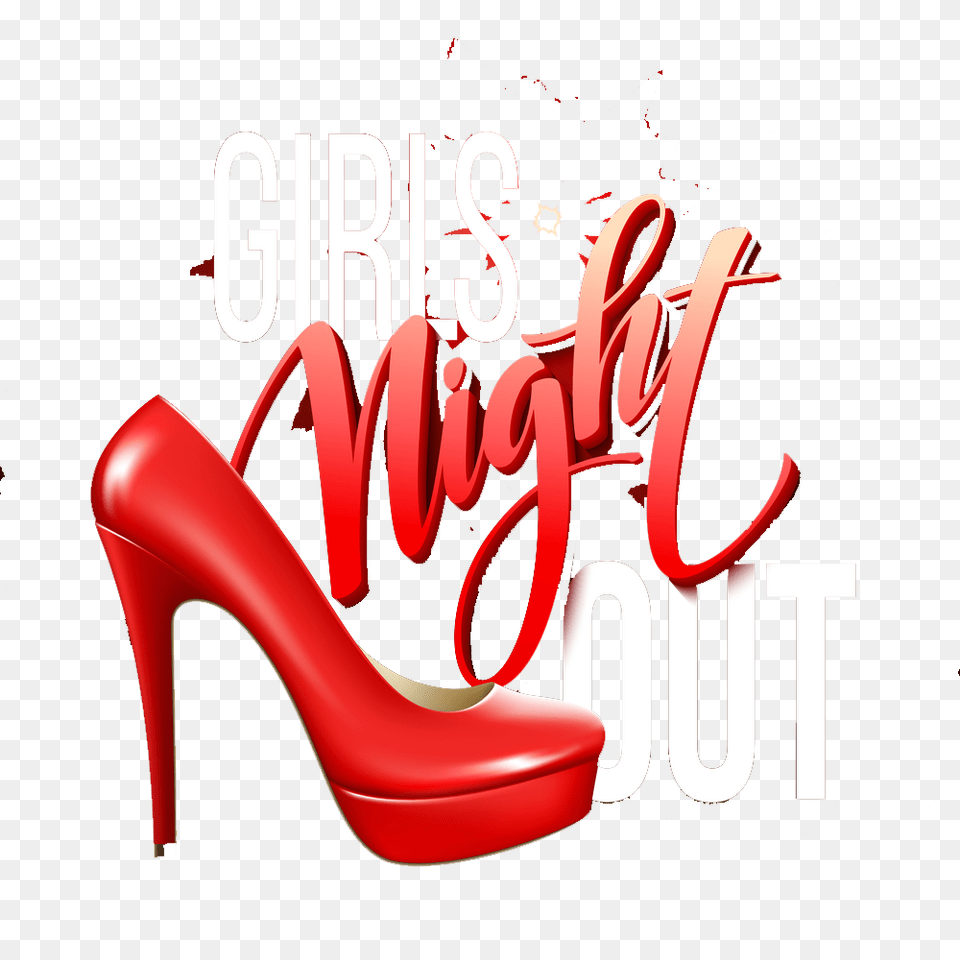 Ladies Night Image Vector Clipart, Clothing, Footwear, High Heel, Shoe Free Png Download