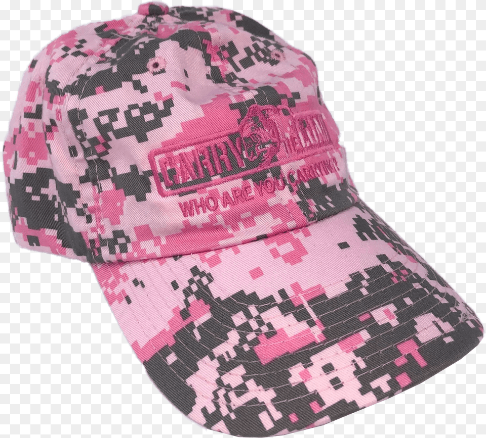 Ladies Pink Digital Camo Cap For Teen, Baseball Cap, Clothing, Hat, Accessories Png