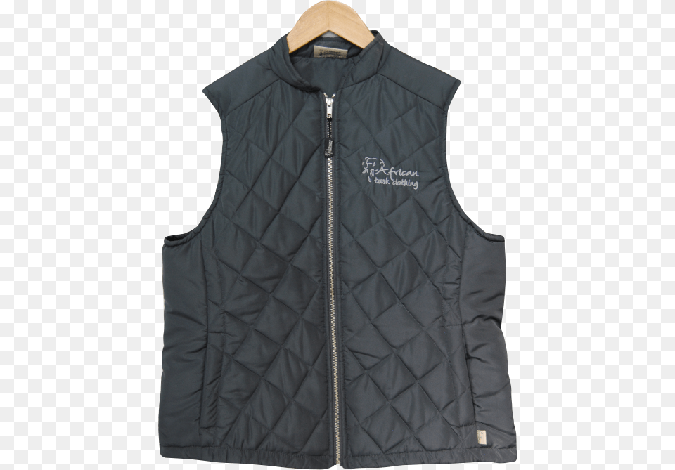 Ladies Quilted Sless Jacket With Side Panel Sweater Vest, Clothing, Coat, Lifejacket Png Image