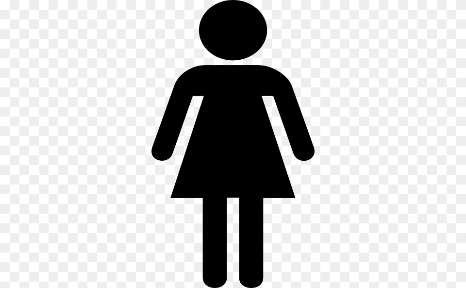 Ladies Restroom Map Symbol Clip Art, Sign, Person Png