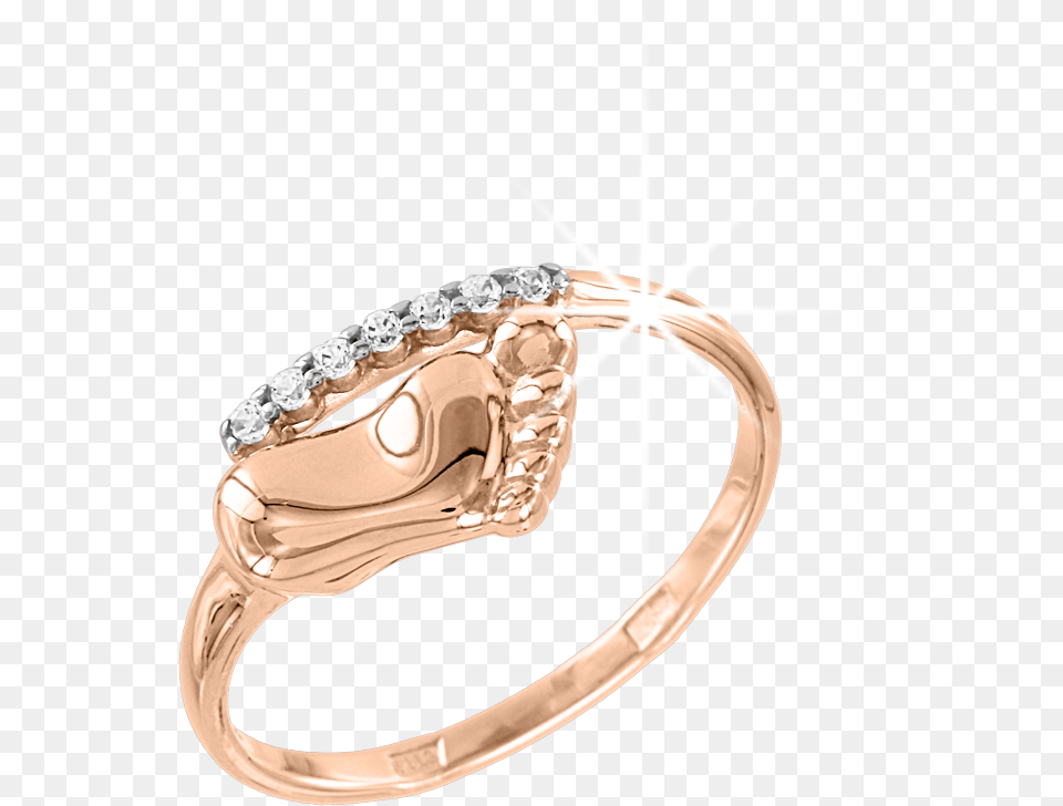 Ladies Ring Baby Foot Pre Engagement Ring, Accessories, Jewelry, Diamond, Gemstone Free Png Download