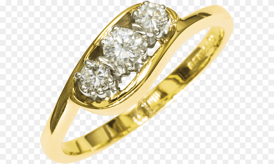 Ladies Shipton And Co Exclusive 9ct Yellow Gold Scroll Engagement Ring, Accessories, Diamond, Gemstone, Jewelry Free Png Download