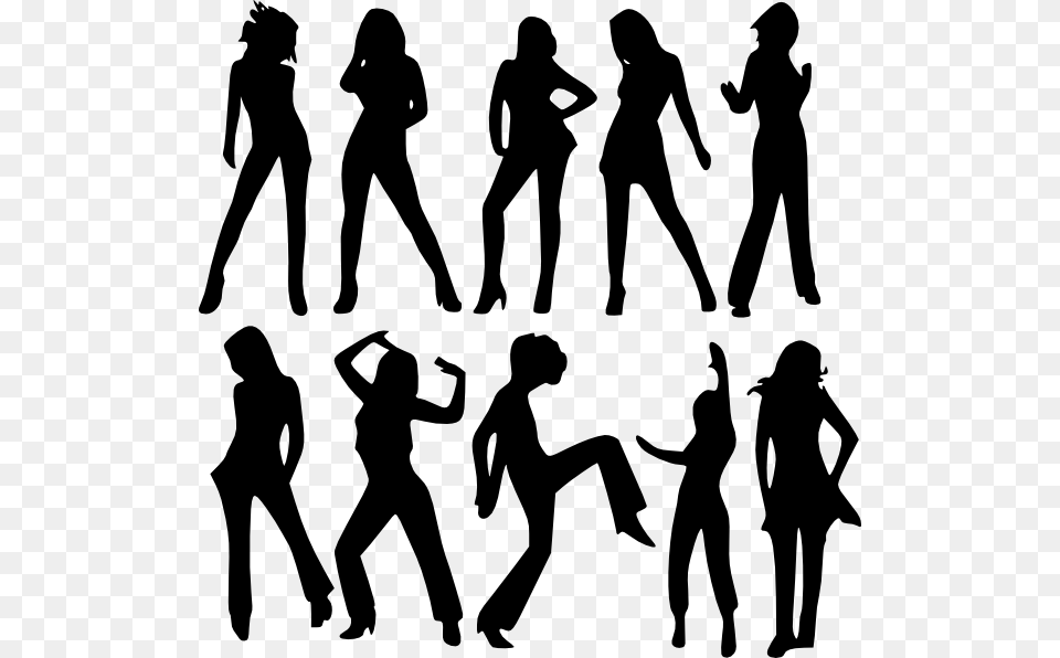Ladies Silhouette, Adult, Person, Pants, Woman Free Png Download