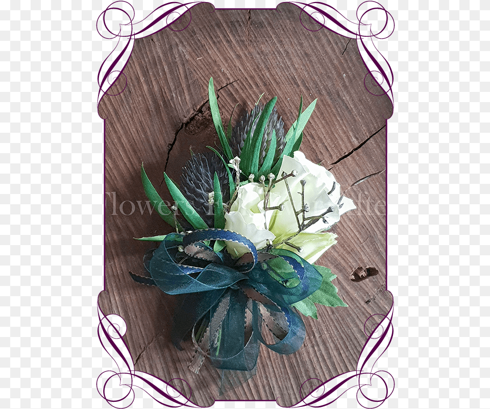 Ladies Silk Artificial Pinned Or Wrist Corsage With Flowers For Ever After, Art, Floral Design, Flower, Flower Arrangement Free Png Download