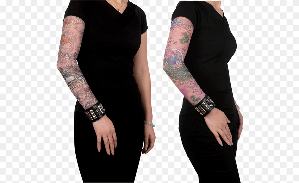 Ladies Sleeve Tattoo, Woman, Adult, Arm, Body Part Free Png Download