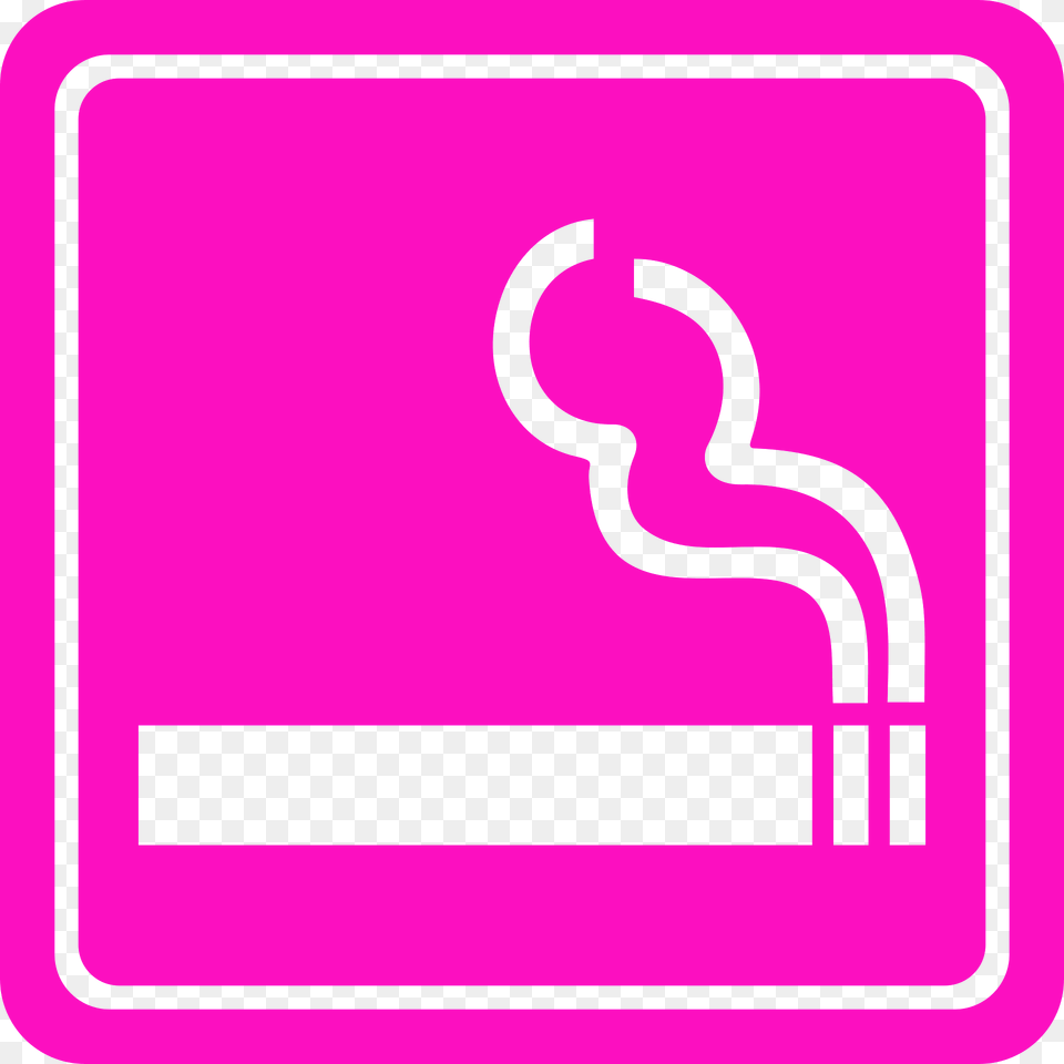 Ladies Smoking Area Square Clipart, Symbol Free Transparent Png