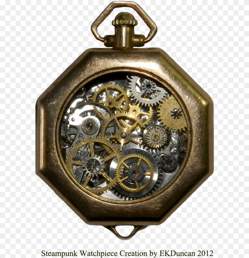 Ladies Steampunk Timepiece From Vintage Parts By Eveyd Steampunk, Accessories, Wristwatch, Machine, Wheel Png Image