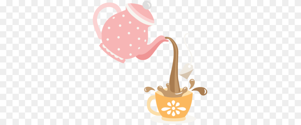 Ladies Tea Party Clipart Free Clipart, Cookware, Pot, Pottery, Teapot Png