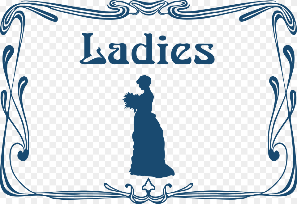 Ladies Toilet Sign For Ladies, Adult, Wedding, Person, Woman Free Transparent Png