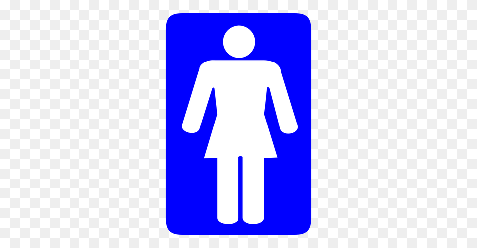 Ladies Toilet Sign Vector Drawing, Symbol, Road Sign Png
