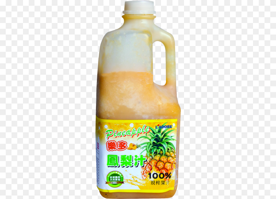 Ladore Pineapple Juice Trendin 18quot X 18quot Vintage Pink Color Big Pineapple, Beverage, Food, Ketchup, Fruit Free Png