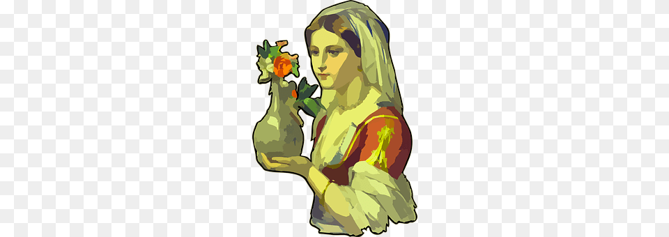 Lady Art, Painting, Adult, Wedding Free Transparent Png