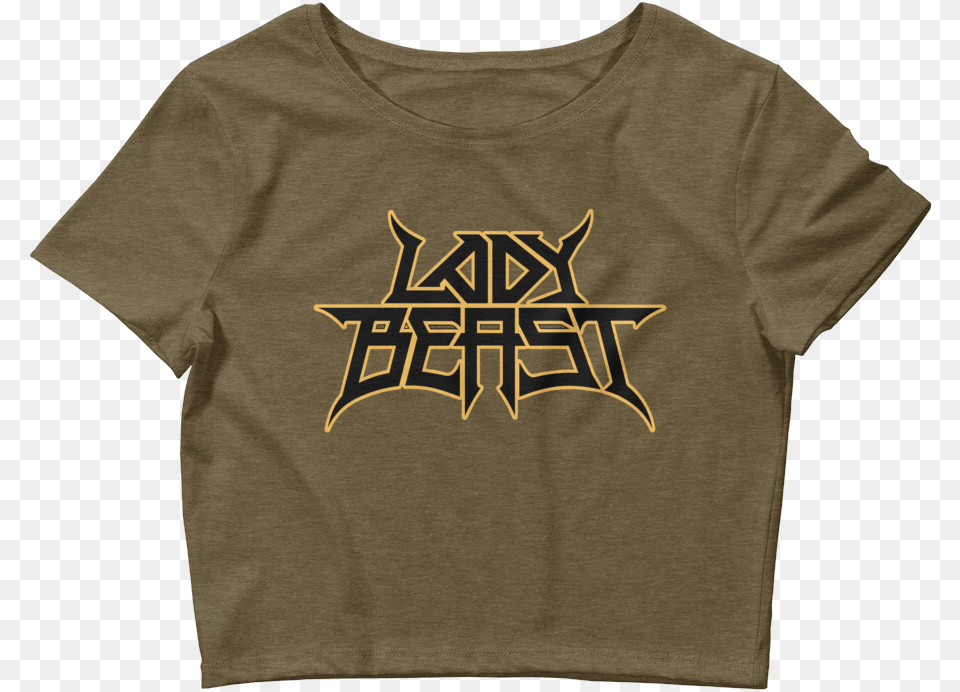 Lady Beast Trendy Graphics Crop Tops, Clothing, T-shirt Png