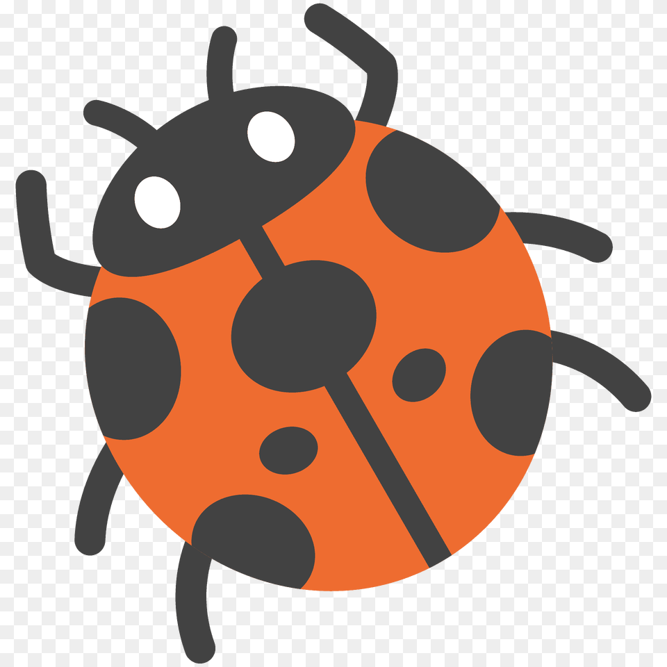 Lady Beetle Emoji Clipart, Animal Free Transparent Png