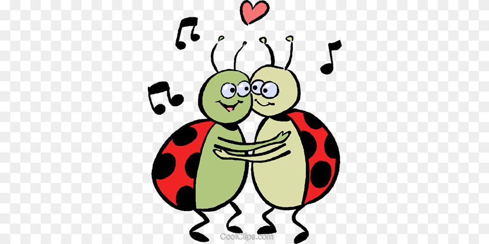 Lady Bugs In Love Royalty Vector Clip Art Illustration, Face, Head, Person, Graphics Free Png