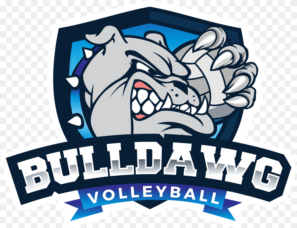 Lady Bulldogs Volleyball Text, Logo, Scoreboard, Emblem, Symbol Free Png Download