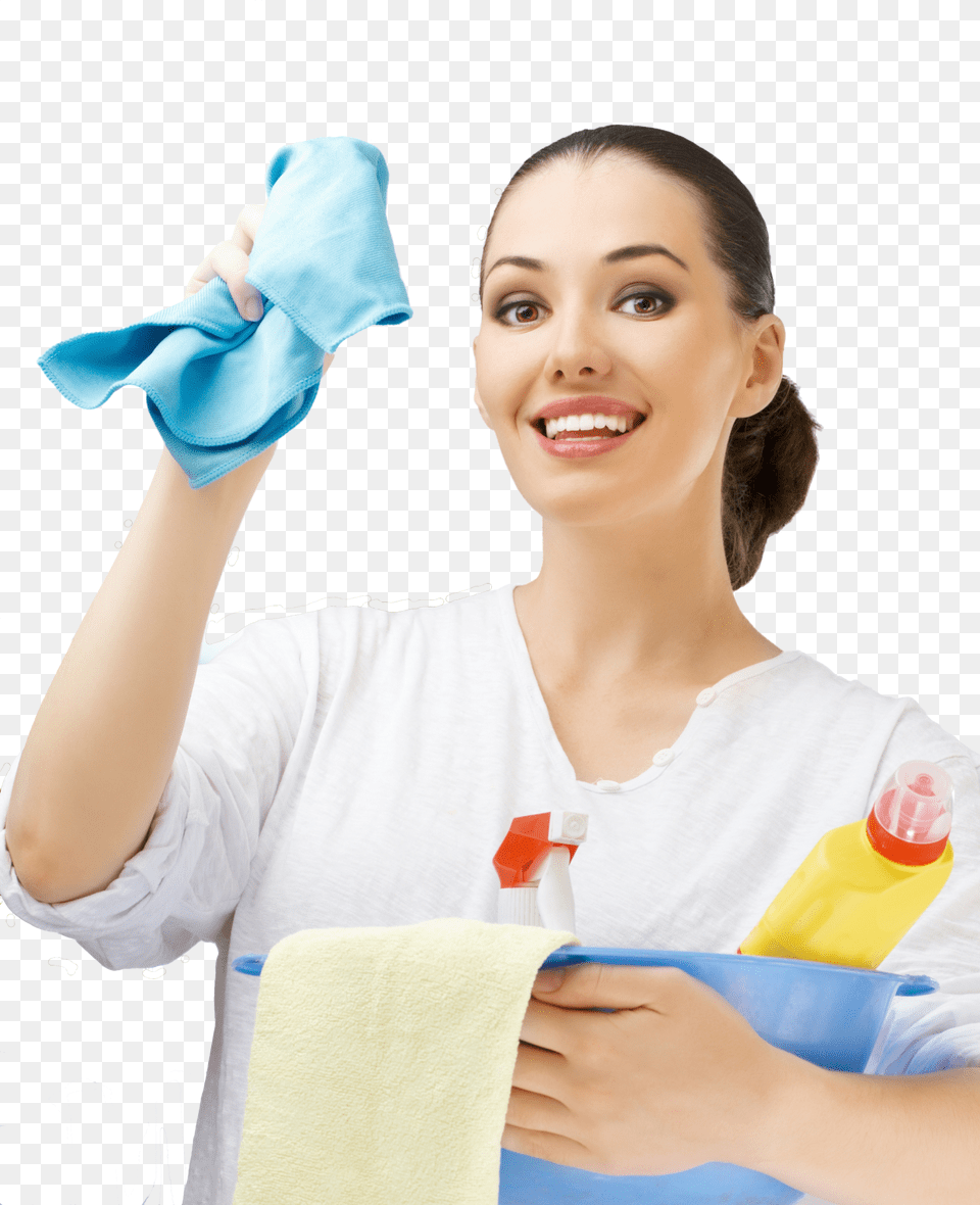 Lady Cleaning Window, Person, Adult, Glove, Female Png