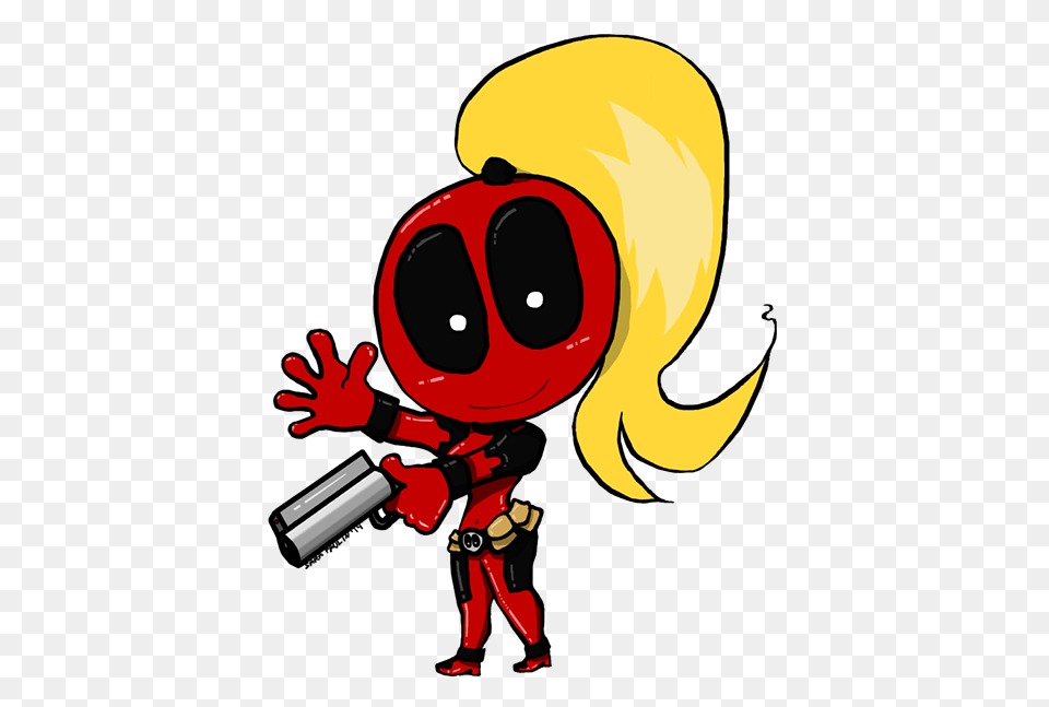 Lady Deadpool Clipart, Baby, Person Free Png Download